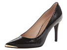 Stuart Weitzman Hiclip (Black Mini Lizard)