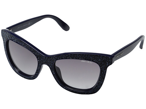 Jimmy Choo - Flash (Blue/Grey Gradient) Fashion Sunglasses