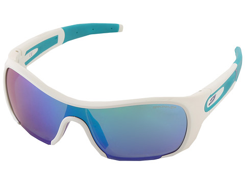 Julbo Eyewear Groovy Sunglasses - Spectron 3 Lenses and Blue Flash (White) Sport Sunglasses