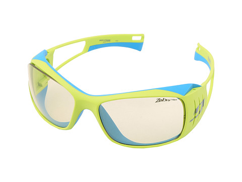 Julbo Eyewear Tensing Flight - Interchangeable Zebra and Polarized Lenses (Yellow/Blue) Sport Sunglasses