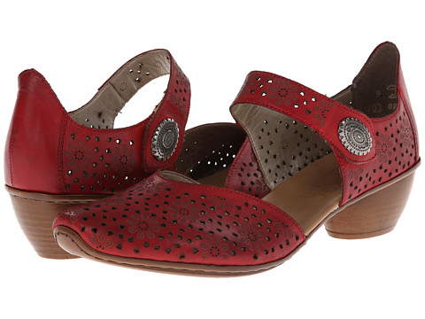 UPC 644403100143 product image for Rieker 43711 Mirjam 11 (Red) Women's 1-2 inch heel Shoes | upcitemdb.com
