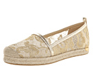 Stuart Weitzman Meshuga (Gold Guipure Lace)
