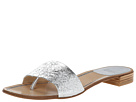 Stuart Weitzman Slip N Slide (Silver Foil Nappa)