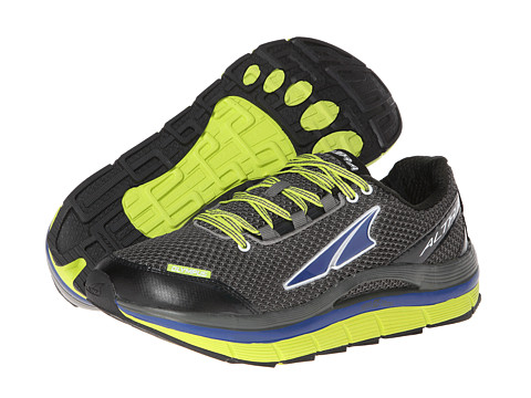 Altra Zero Drop Footwear Olympus (Gunmetal/Lime/Mazarine Blue) Men's Running Shoes