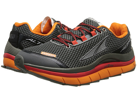 Altra Zero Drop Footwear Olympus (Gunmetal/Fiery Red/Orange Peel) Men's Running Shoes