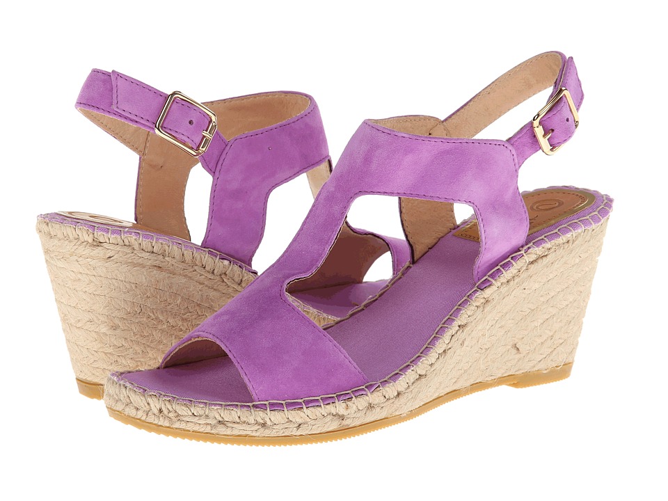 Vidorreta - Jose (Lila Suede) Women's Wedge Shoes