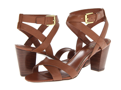 UPC 887733941288 product image for LAUREN by Ralph Lauren Luna (Polo Tan Soft Tmbld Leather) High Heels | upcitemdb.com