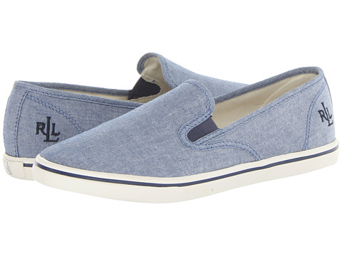 UPC 888285417108 product image for LAUREN by Ralph Lauren Janis (Blue Chambray) Women's Slip on  Shoes | upcitemdb.com