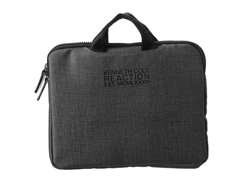 Kenneth Cole Reaction Slim Single Gusset Top Zip Tablet Case. (Gray) Bags