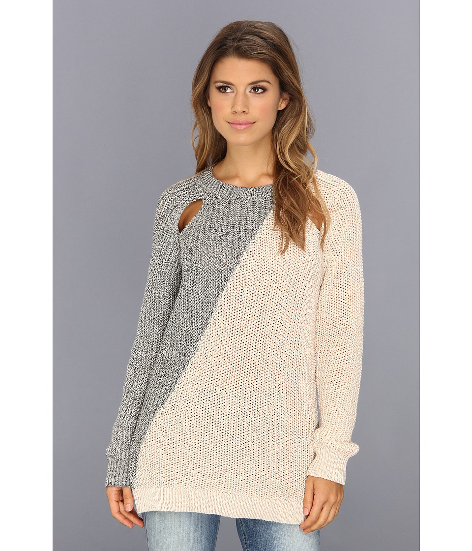 BCBGMAXAZRIA - Elvina Intarsia Pullover (Black Combo) Women
