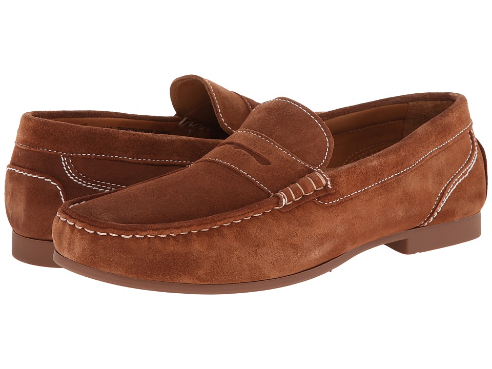 Sebago - Trenton Penny (Cognac Suede) Men