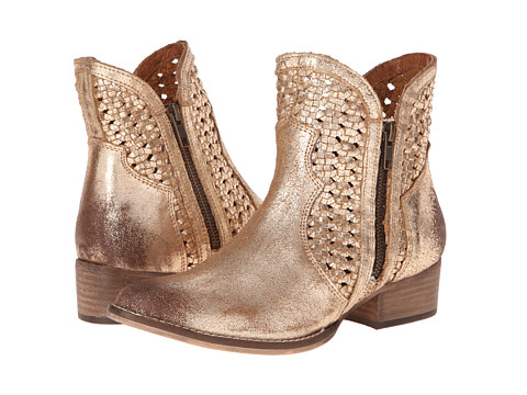 Seychelles Flip A Coin (Gold Metallic Suede) Women's Boots