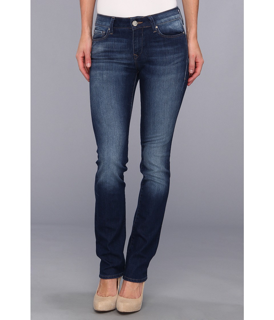 Mavi Jeans Kerry Mid-Rise Straight Leg in Indigo Nolita (Indigo Nolita) Women