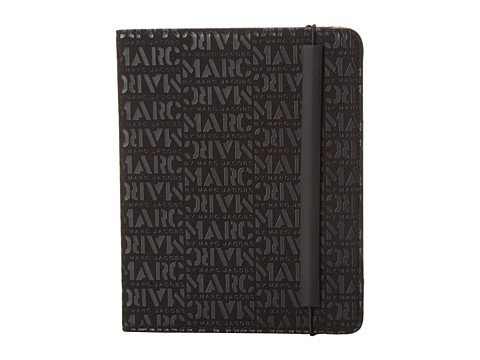 Marc by Marc Jacobs Logomania Neoprene Tablet Book (Black) Computer Bags