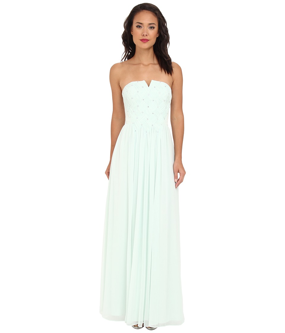 Ted Baker Neeymo Bandeau Pleated Maxi Dress (Mint) Women