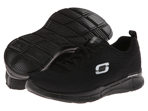 black skechers runners