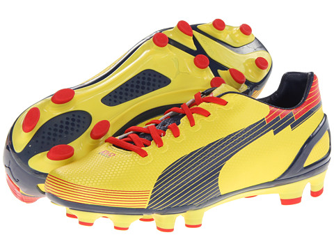 UPC 886377728354 product image for PUMA Evospeed 3 Graphic FG (Blazing Yellow) Men's Soccer Shoes | upcitemdb.com