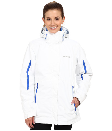 UPC 887921250482 product image for Columbia Bugaboo Interchange Jacket (White/Blue Macaw) Women's Coat | upcitemdb.com