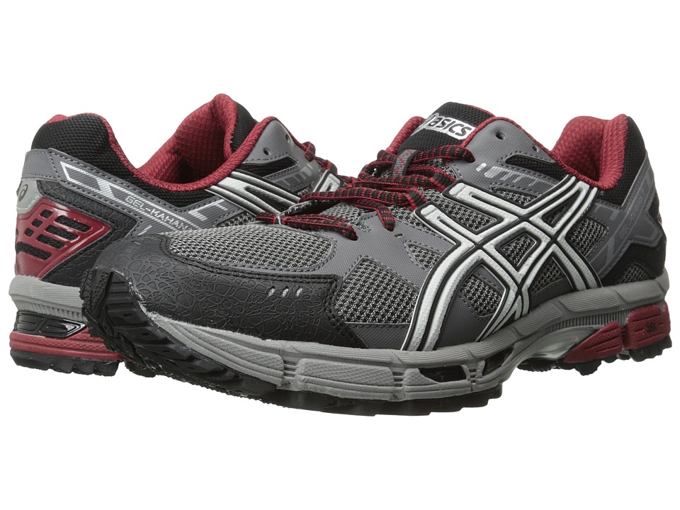 ASICS - Gel-Kahana 7 (Titanium\/Lightning\/Red) Men's Running Shoes