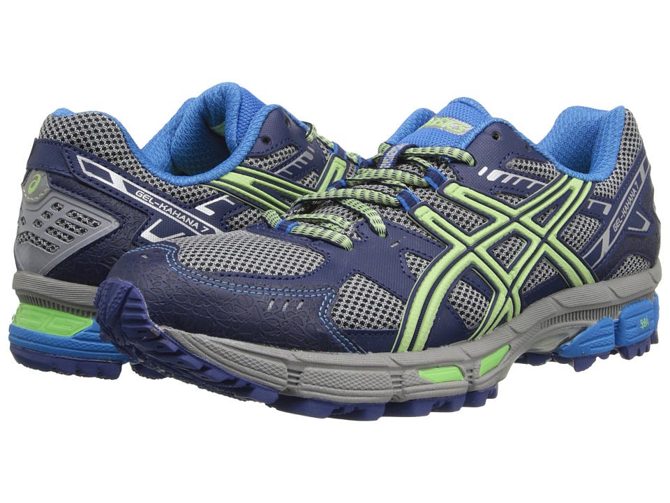 ASICS - Gel-Kahana 7 (Grey/Mint Green/Blue) Women