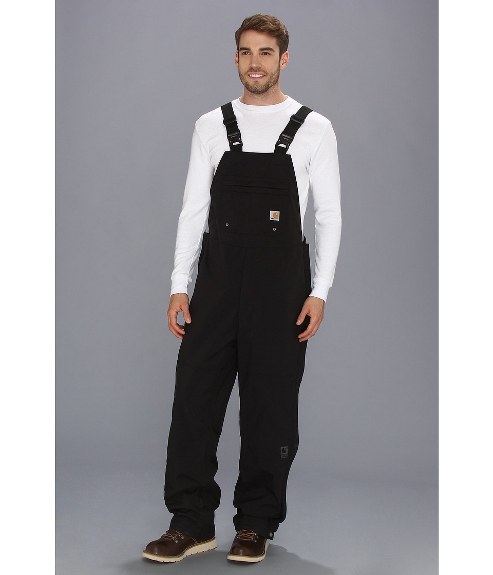 black carhartt overalls men's