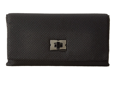 UPC 612000136803 product image for BCBGMAXAZRIA Blake Metal Mesh Turnlock Clutch (Matte Black) Clutch Handbags | upcitemdb.com