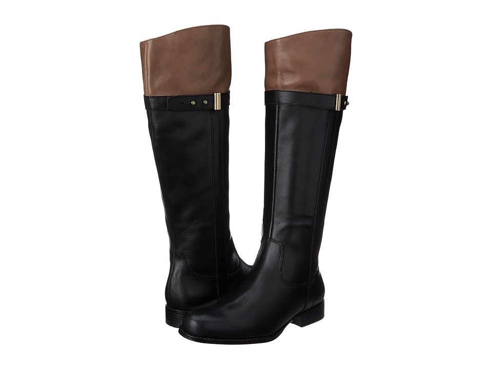 Naturalizer Josette (Black/Banana Bread Leather) Women