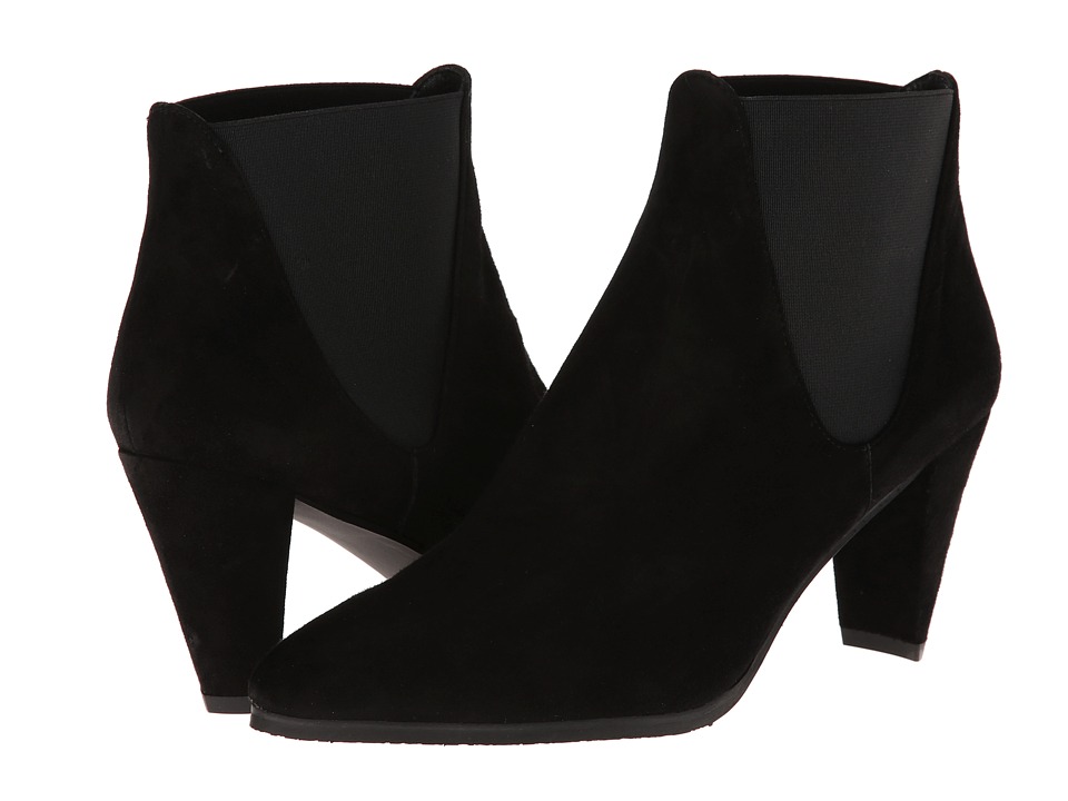 Stuart Weitzman - Scooped (Black Suede) Women