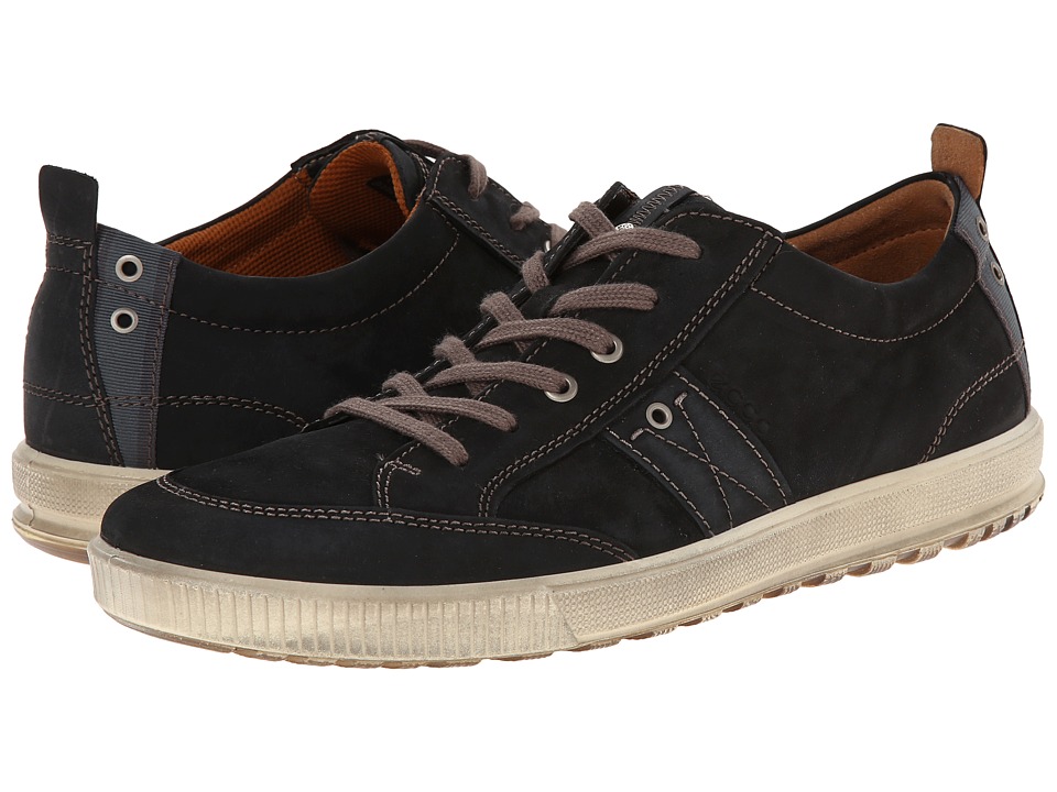 ECCO Ennio Casual Tie (Black/Black) Men