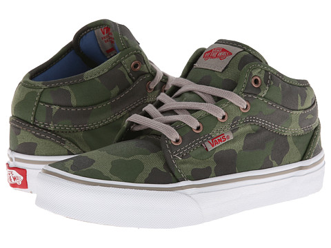 Vans Kids Chukka Midtop (Little Kid/Big Kid) ((Bubble Camo) Olive) Boy's Shoes