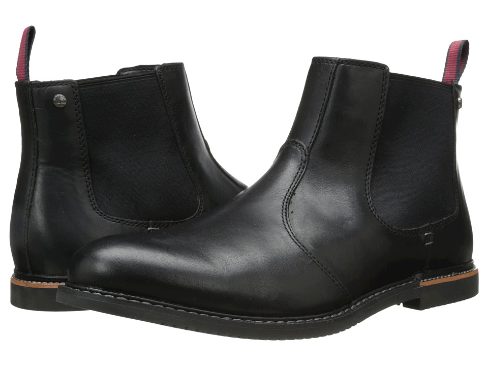 Timberland Earthkeepers(r) Brook Park Chelsea (Black Smooth) Men