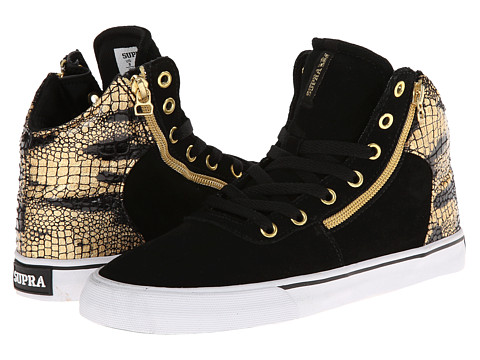 black and gold supras