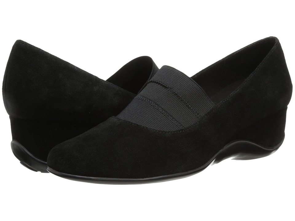 Vaneli Chiara (Black Nival Suede/Mtch Elastic) Women