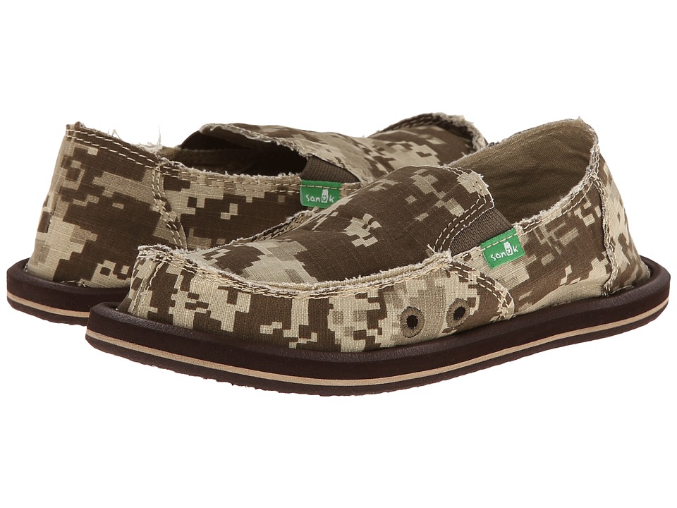 UPC 737045024752 product image for Sanuk Kids Vagabond (Little Kid/Big Kid) (Brown Digi Camo) Boys Shoes | upcitemdb.com