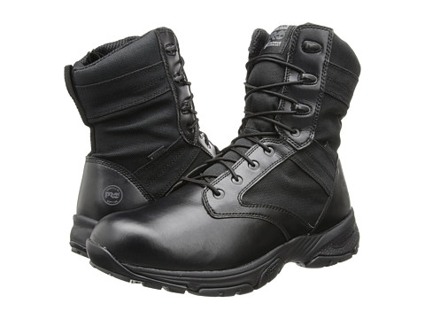 UPC 887974325809 product image for Timberland PRO 8 Valor WP Side Zip (Black) Men's Work Boots | upcitemdb.com