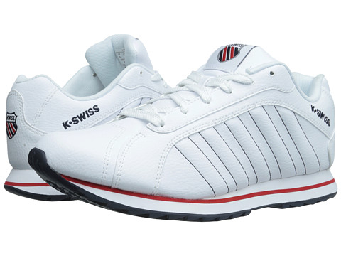 UPC 885938794203 product image for K-Swiss Verstad III S (White/Navy/Red) Men's Shoes | upcitemdb.com