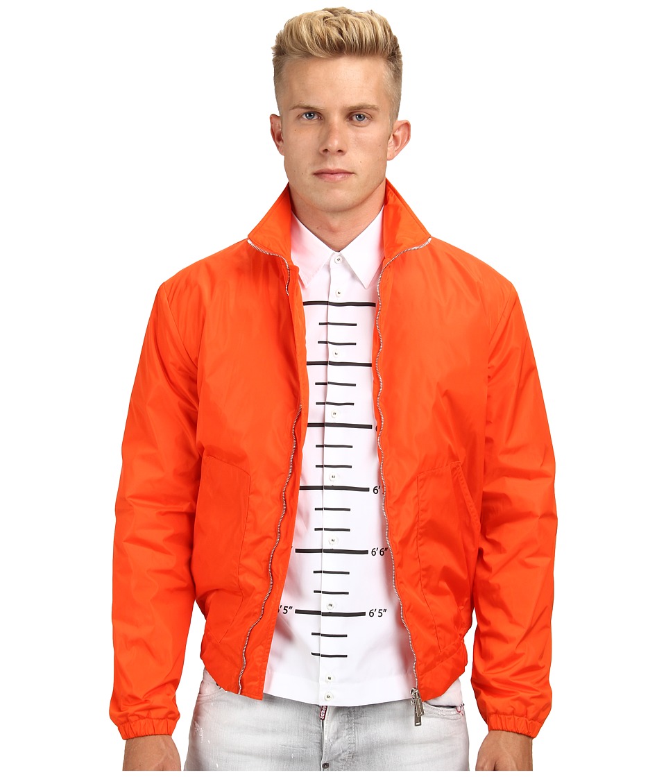 orange nylon jacket