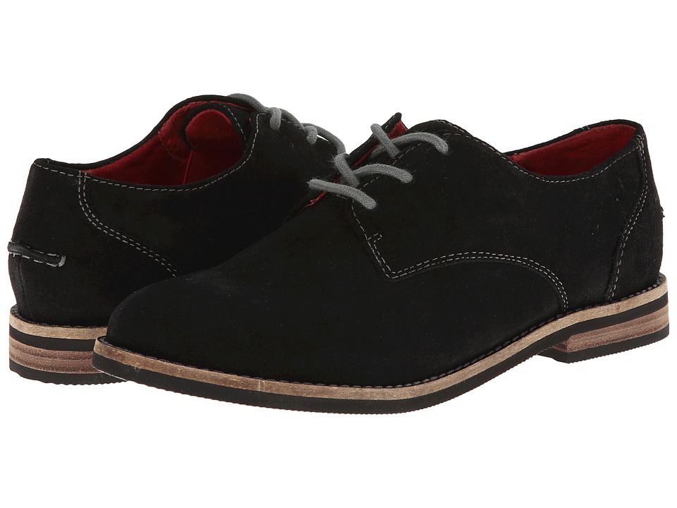 SoftWalk Maine (Black Cow Suede Leather) Women