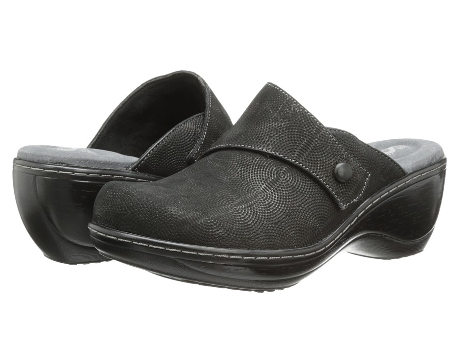 SoftWalk Memphis (Black/Gold Metallic Embossed Circles) Women