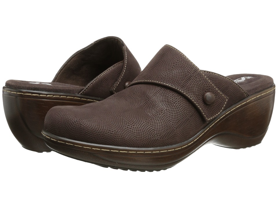 SoftWalk Memphis (Dark Brown/Dark Bronze Metallic Embossed Circles) Women