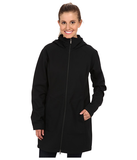 columbia women's take to the streets ii long softshell jacket
