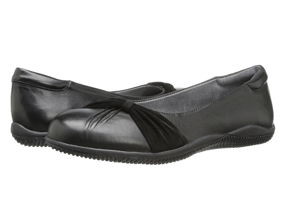 SoftWalk Haverhill (Black Soft Nappa Leather/Suede) Women