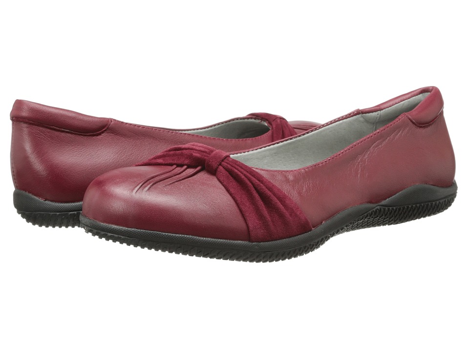 SoftWalk Haverhill (Dark Red Soft Nappa Leather/Suede) Women