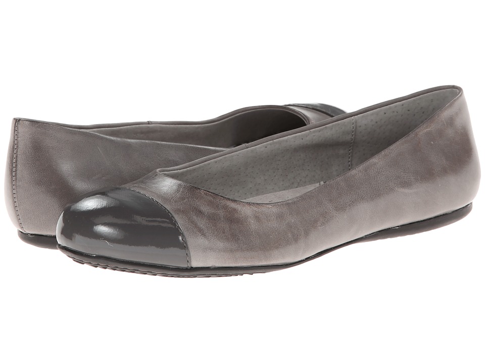 SoftWalk Napa (Grey/Dark Grey Soft Dull Leather/Patent) Women