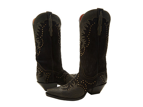 Dan Post - Invy (Black Distressed) Cowboy Boots