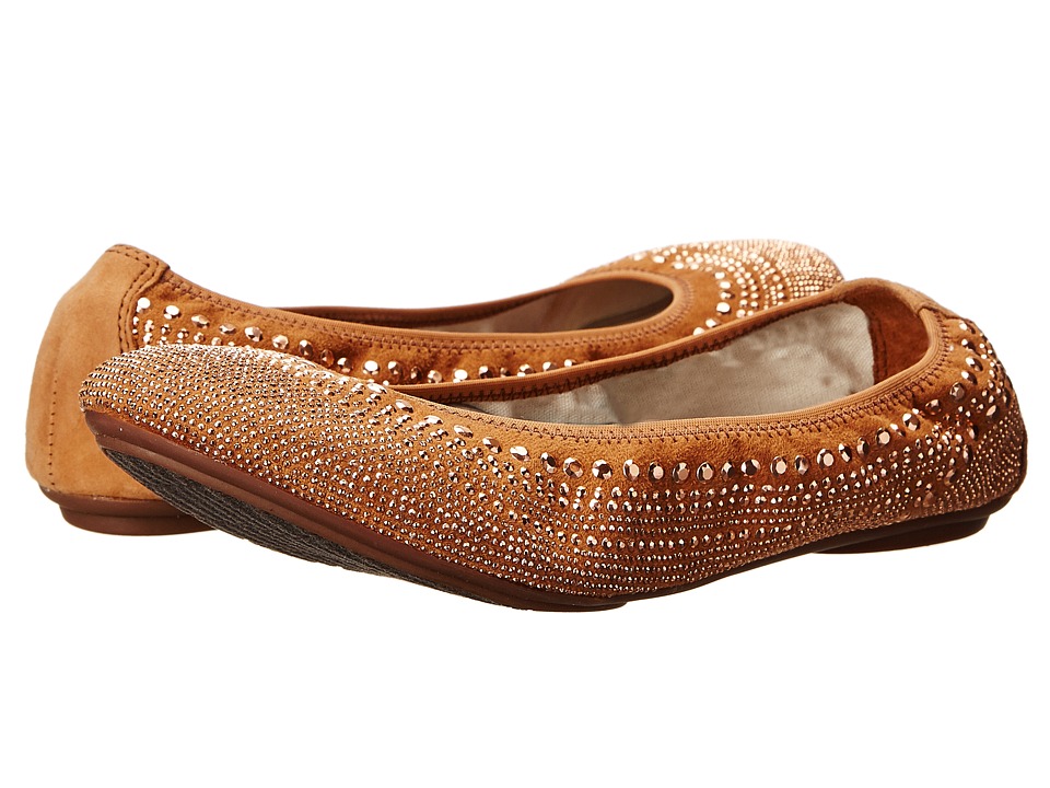 Hush Puppies Chaste Ballet (Tan Stud) Women