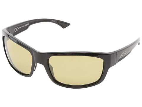 Smith Optics Dover (Black Frame/Polar Low Light Ignitor Techlite Glass Lenses) Sport Sunglasses