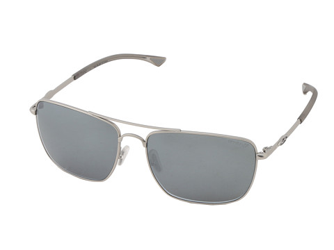 Smith Optics Nomad (Matte Silver Frame/Polar Platinum Chromapop Lenses) Sport Sunglasses