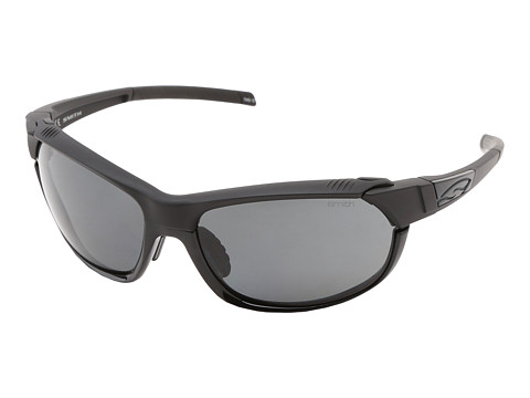 Smith Optics Pivlock Overdrive (Black Frame/Polar Gray/Ignitor/Clear Carbonic TLT Lenses) Sport Sunglasses