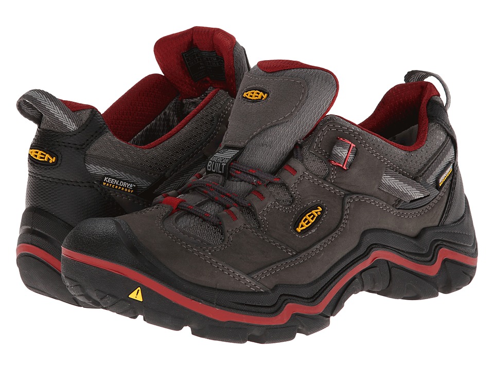 Keen Durand Low WP (Magnet/Red Dahlia) Women